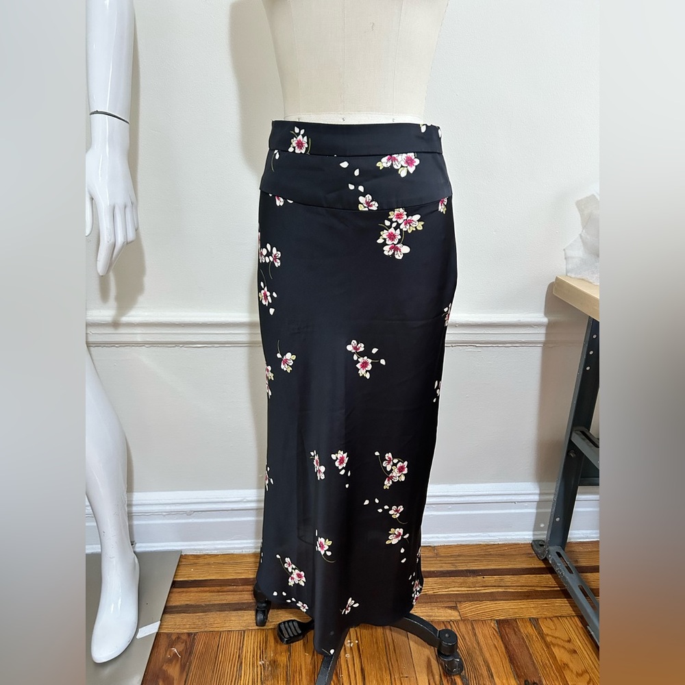 Free People silk Skirt maxi Size 2